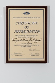 Framed Certificate