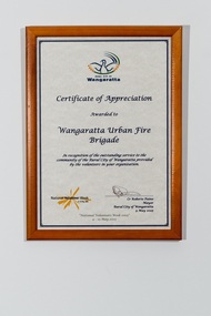 Framed Certificate