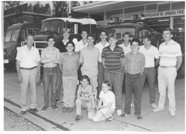 Photograph - juniors and coaches