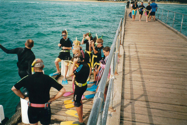 Photograph - Snorkelling at the Lord Somers Camp, 2003