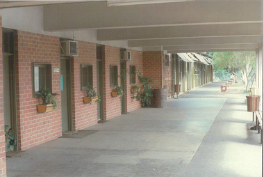 Photograph - Galen Catholic College Junior School buildings and schoolyards c. 1988