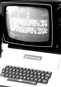 Photograph - Galen Catholic College's first Apple computer, 1981