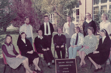 Photograph - Galen Catholic College Staff: 1975 - 1982