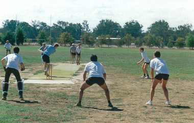 Galen Catholic College Staff vs Students cricket match, 1990