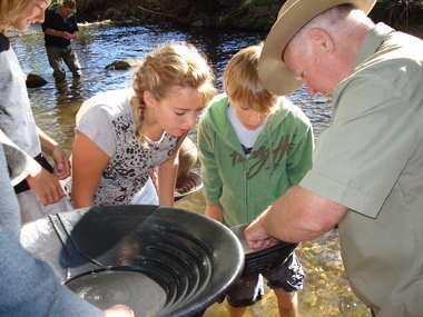 Gold Panning At Harrietville, 2008
