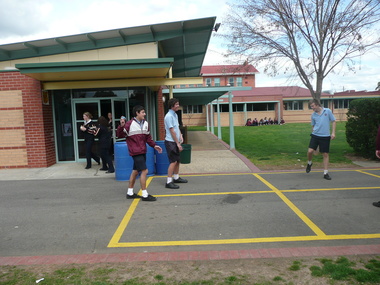 Downball game at Lunchtime, 2012