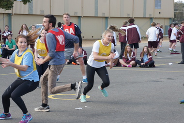 Staff versus Students Netball Match, 2015