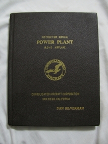 Manual, Instruction Manual.  Power Plant.  B-24 D Airplane, Circa 1939