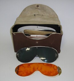 Polaroid Lenses for 1068 Goggles, 1940s
