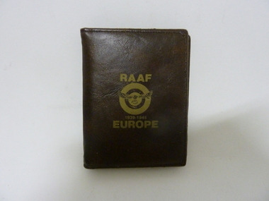 Brown Leather Business Card Holder, 1939