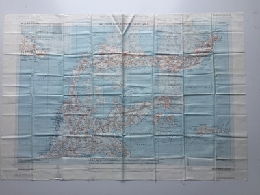 Map - US World War II multi-coloured map- Southwest Pacific Area, No. 23 North Celebes,  No. 24 South Celebes, 1942-1943