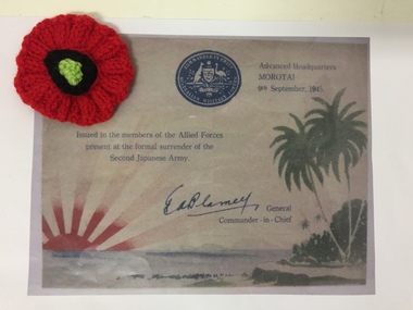 Memorial Poppy, 1945
