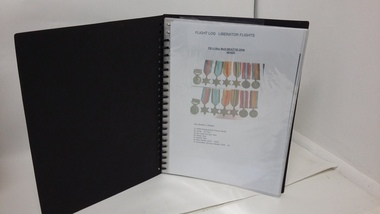 Flying Log Book Flt. Lt. Roy Mc Beattie, Flight Log- Liberator Flights