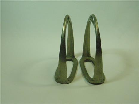 Set of two stirrups belonging to Constable Power, Buninyong, 1890s