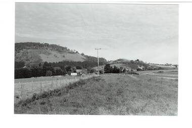 View of North Eastern slopes of Mount Buninyong from Yendon No. 1 Road 1994