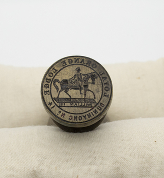 Seal of Royal Orange Lodge Metal Face