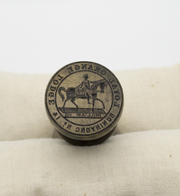 Seal of Royal Orange Lodge Metal Face