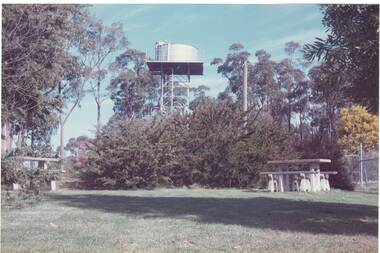Photograph - Original Colour Photo of Rokewood Water Service Basin, Enfield, Derek Leather, Rokewood Water Service Basin, 1986