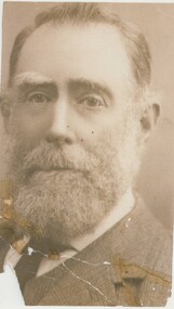 Black and white copy of portrait photograph of John William Henry Austin