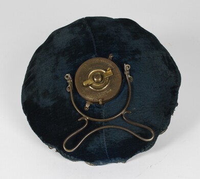 Decorated Clock (rear), presented to Edwin Gullock, Buninyong, in 1898 by BDCC