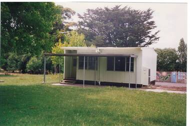 Photograph - Colour photograph, Coloured photograph of a portable school building at Yendon taken in 1994