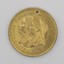 Medal presented to Shire of Buninyong president, F.E. Sides, , 1897 (rear)
