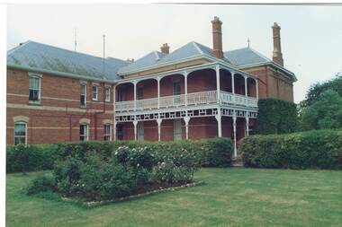 View of Buninyong Homestead and gardens taken on 21/08/1997