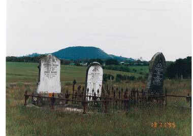 View of Clarendon Cemetery taken in May 1995