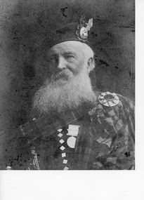 Photograph - George Glencairn Lorimer, First prize winner for Highland Costume at the Buniyong Highland Gathering in 1860, George Glencairn Lorimer