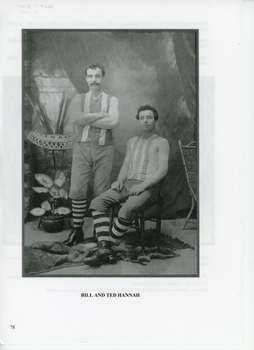 Photograph of the Hannah family boys- Bill & Ted, c1900