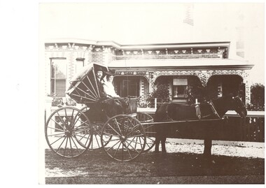 Image shows details of transport, dress, house and garden style and fittings.