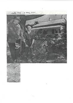 Copy of a newspaper report, published in the Weekly Times, on 9th March 1973.