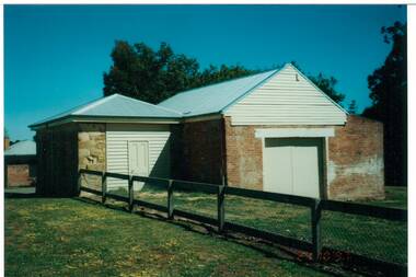 Colour photograph of the Buninyong Old Court House following restoration in 1997