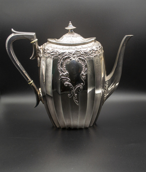 Silver hot water pot
