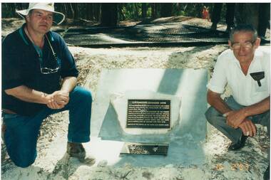 Photograph - Colour photograph, Unveiling of the Locomotive Extended Mine Memorial 16/2/97