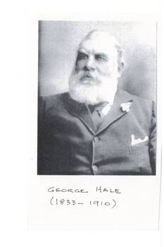 Portrait of Edwardian gentleman, stout, impressive white beard, suit.
