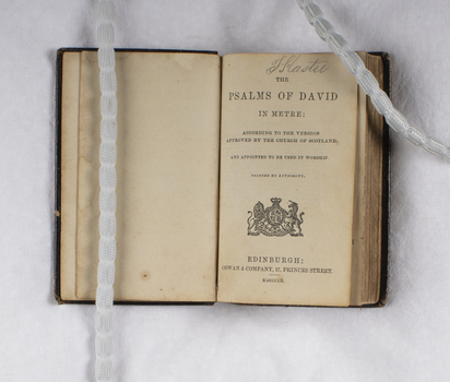 Book, Psalms of David, 1860, title page