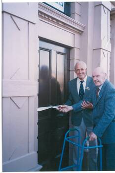 Opening on the Buninyong Old Library building on 7 April 1991.