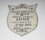 Metal memorial plaque to drowned boys, 1893