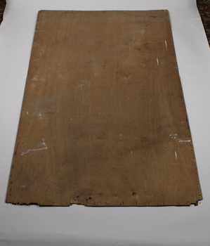 Wooden honour board with names of World War I soldiers