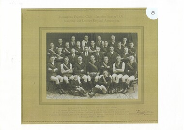 Buninyong Football Club, premiers in 1938, Bungaree and District Football Association.