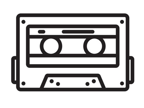 audio tape.