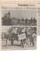 Newspaper photograph taken of Buninyong and District Historical Society's winning entry in the Buninyong Festival Parade and accompanying newspaper picture showing the role of market gardeners in Buninyong's past. 