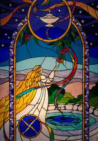 Brigid's Well Window, Vince Bushby, 2005