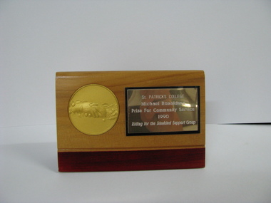 Timber award, Stokes Craftsmen, 1990