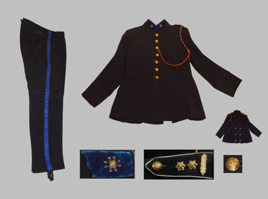 Dress uniform of a major in Dutch Army, communication section