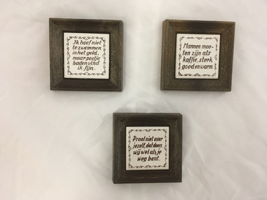 Small framed tiles