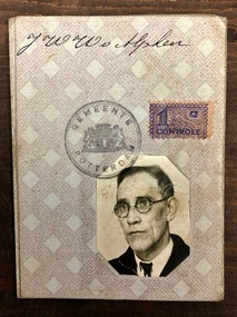 WWII Identity Cards, 1941 saw the introduction of Identity Cards