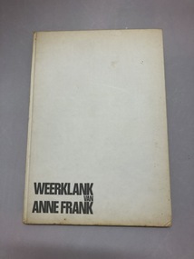 Book, Weerklank van Anne Frank  (Echo of Anne Frank), 1970
