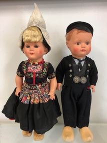Doll in traditional Zeeland male costume